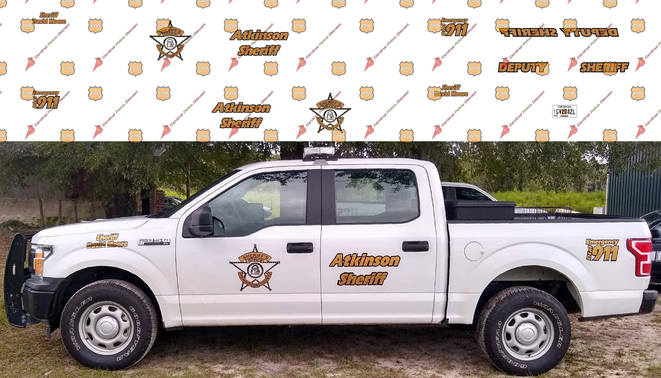 Atkinson County, GA Sheriff's Office — Cardinal Police Diecast
